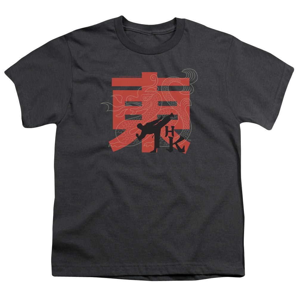 Hai Karate - Hk Kick - Short Sleeve Youth 18/1 - Charcoal T-shirt