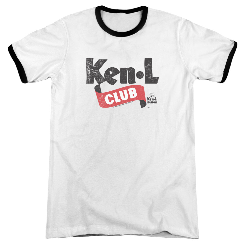 Ken L Ration - Ken L Club - Adult Ringer - White/black