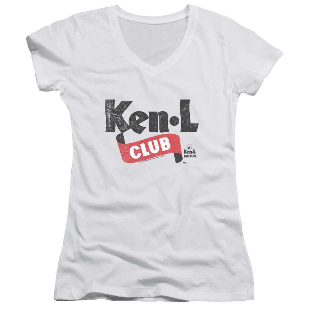 Ken L Ration - Ken L Club - Junior V-neck - White