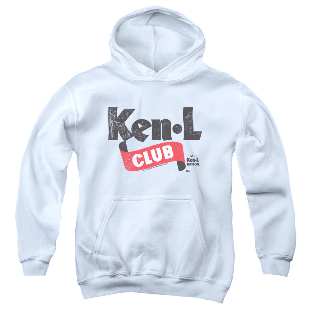 Ken L Ration - Ken L Club - Youth Pull-over Hoodie - White