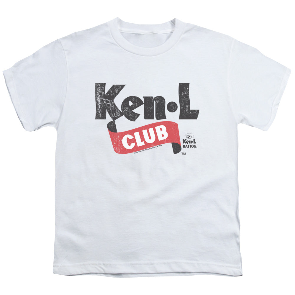 Ken L Ration - Ken L Club - Short Sleeve Youth 18/1 - White T-shirt