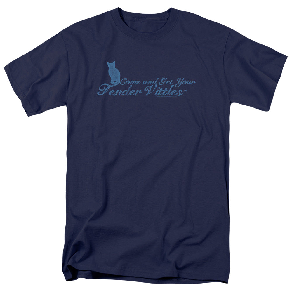 Tender Vittles - Come And Get Em - Short Sleeve Adult 18/1 - Navy T-shirt