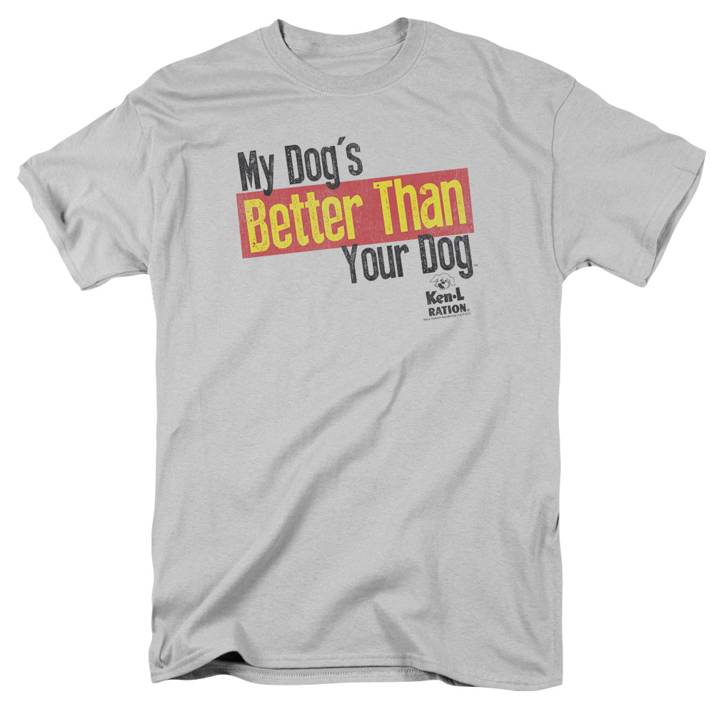 Ken L Ration - Better Than - Short Sleeve Adult 18/1 - Silver T-shirt