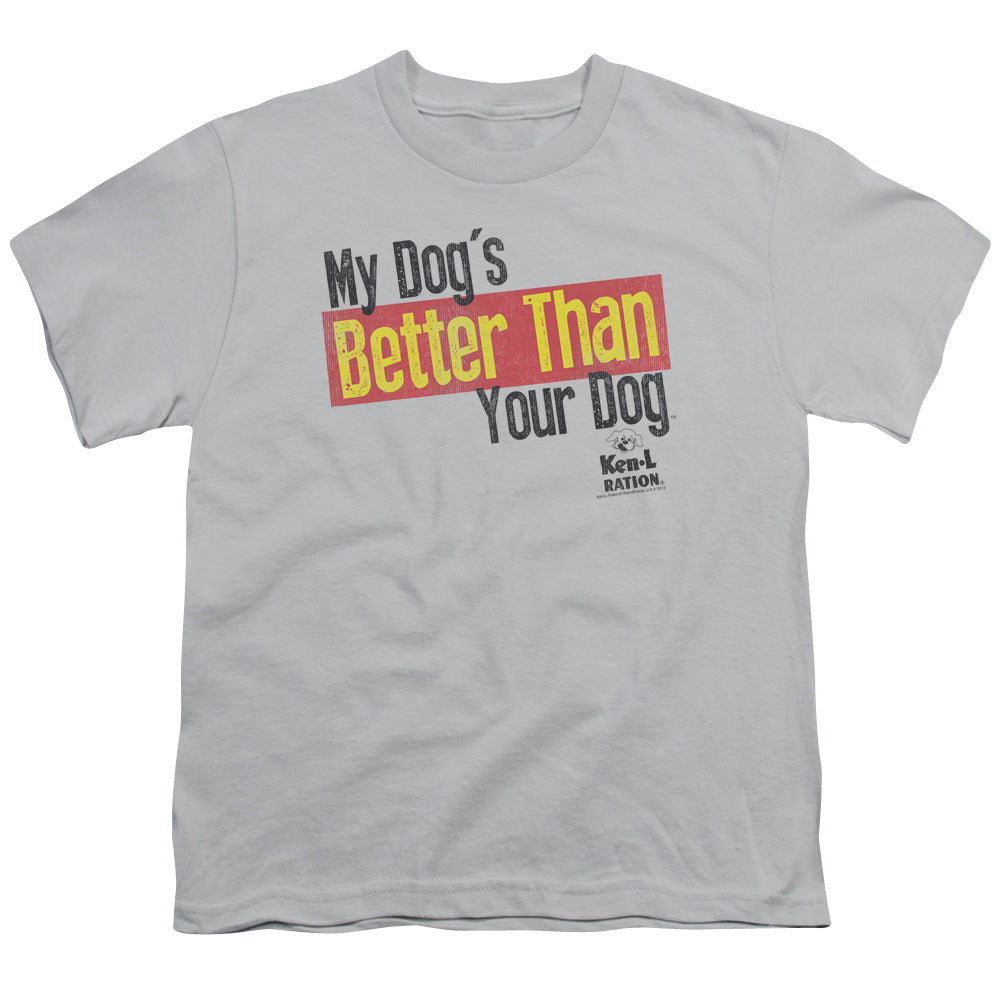 Ken L Ration - Better Than - Short Sleeve Youth 18/1 - Silver T-shirt