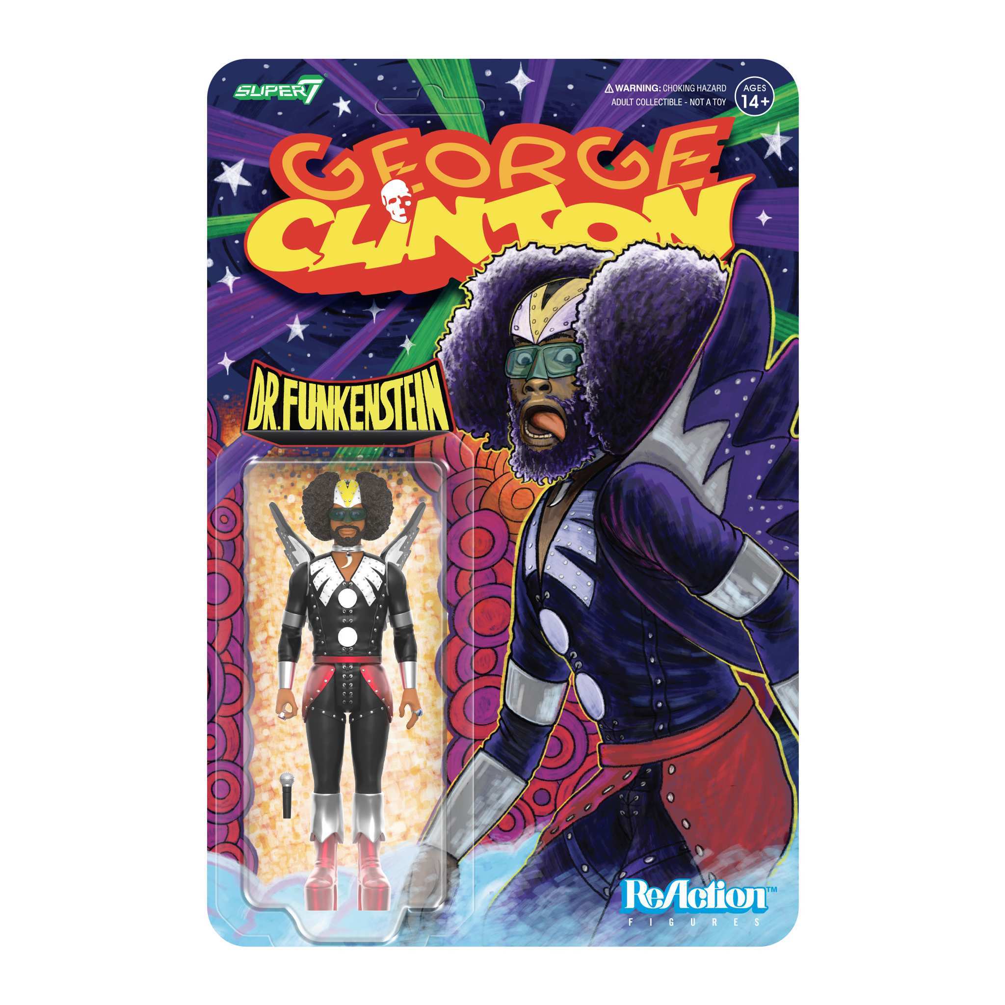 George Clinton ReAction Figures Wave 01 - George Clinton (Dr