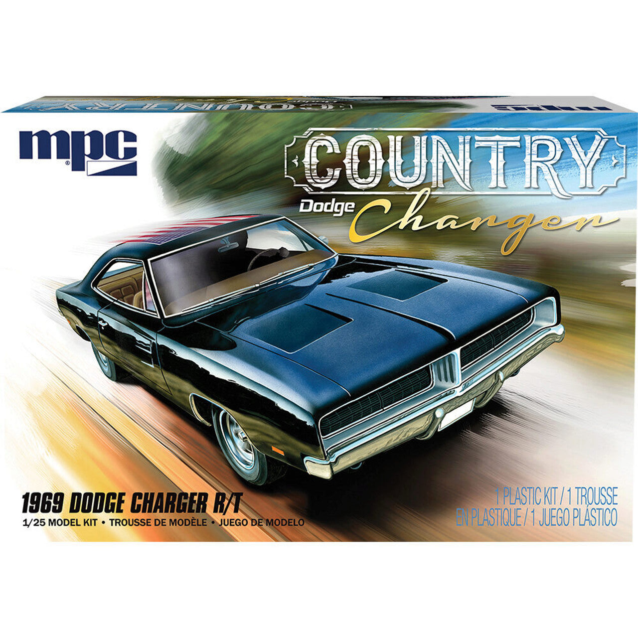 1969 Dodge Country Charger R/T 1/25 Plastic Model