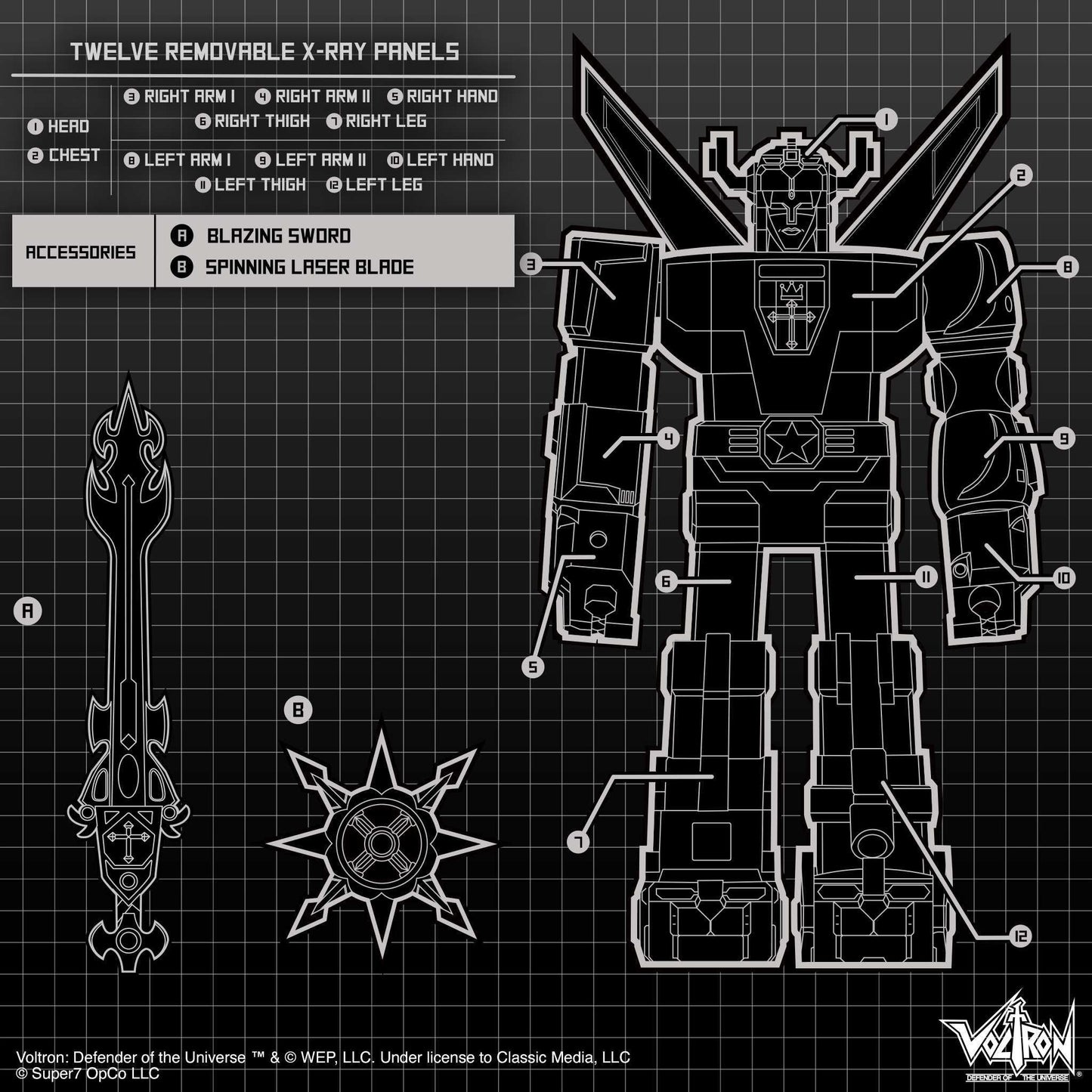 Voltron Super Cyborg - Voltron (Clear)