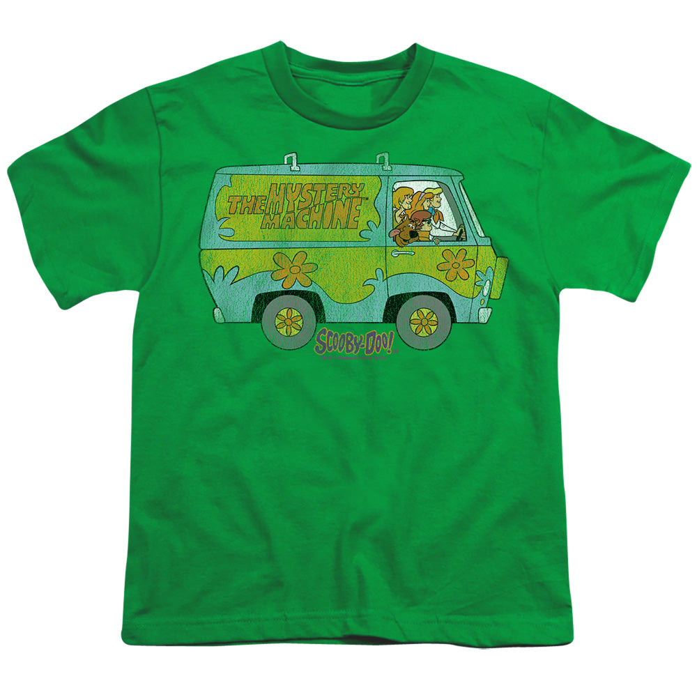 Scooby Doo - The Mystery Machine - Short Sleeve Youth 18/1 - Gold T-shirt