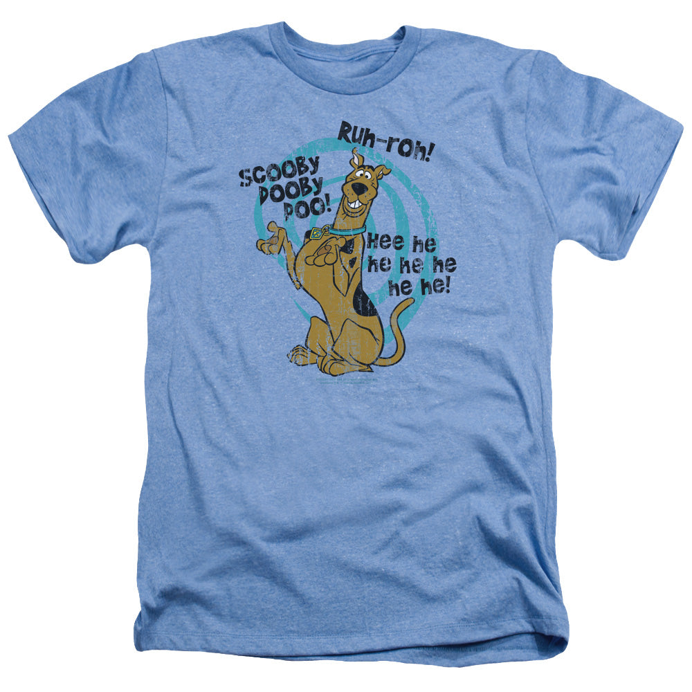 Scooby Doo - Quoted - Adult Heather - Light Blue