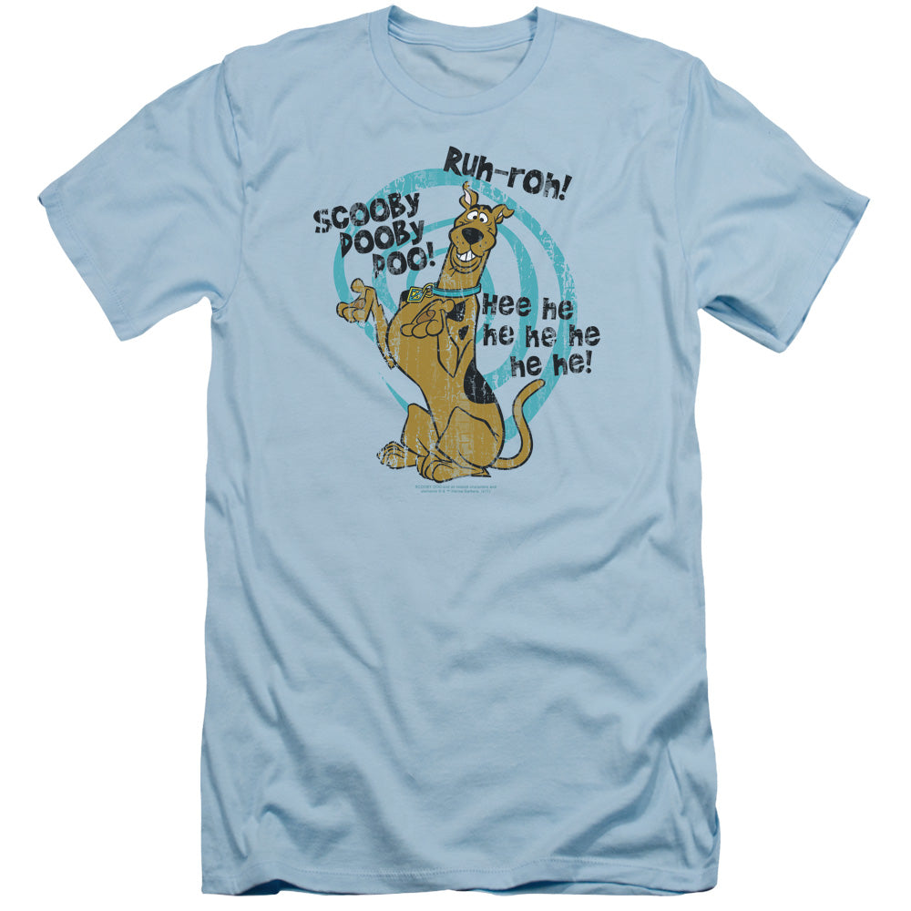 Scooby Doo - Quoted - Short Sleeve Adult 30/1 - Light Blue T-shirt