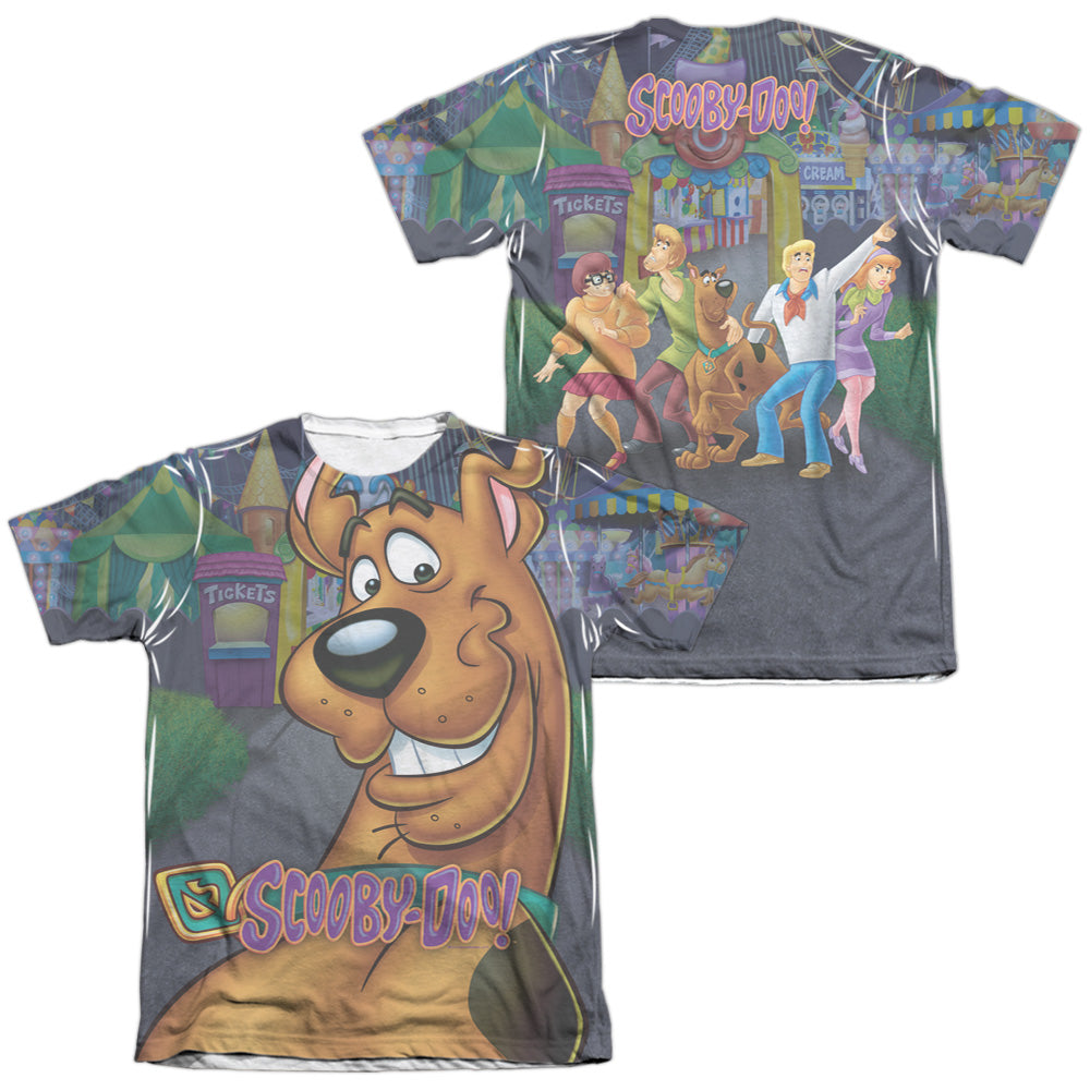 Scooby Doo - Big Dog (Front/back Print) - Adult Poly/cotton Short Sleeve Tee - White T-shirt