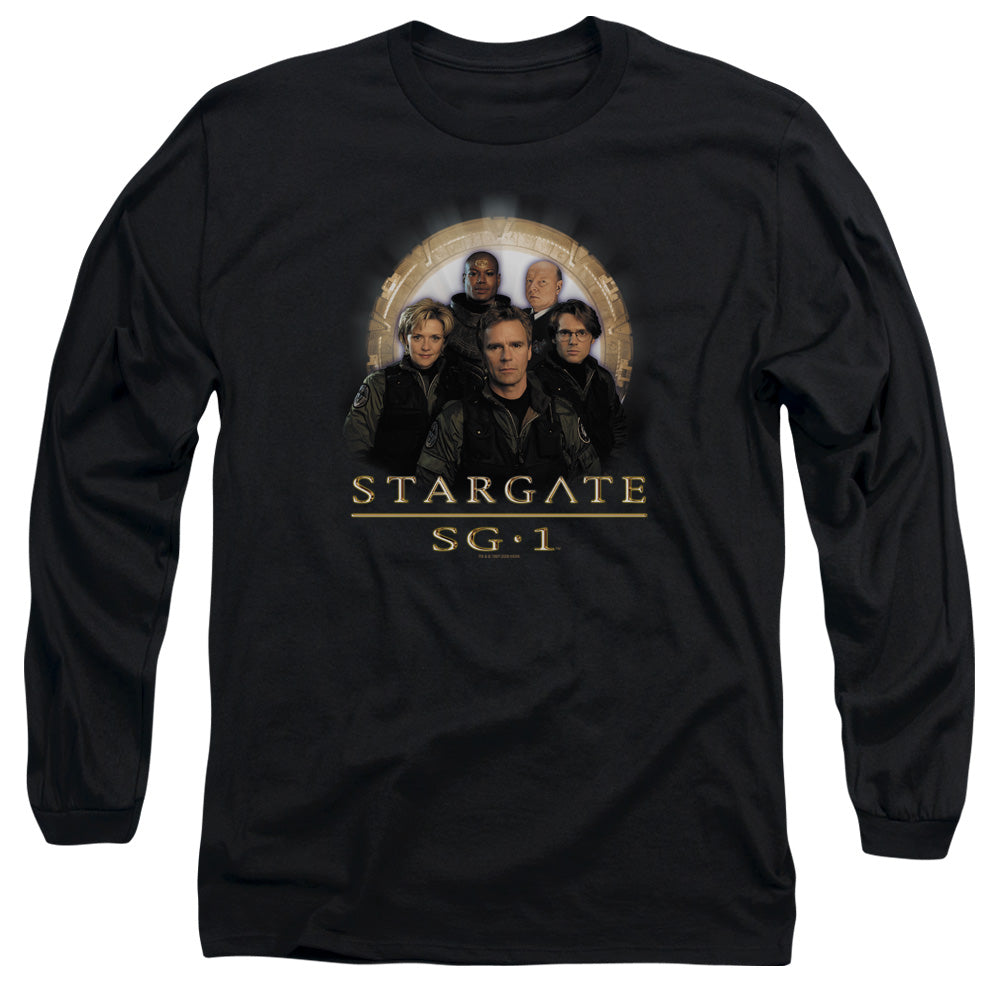 Sg1 - Sg1 Team - Long Sleeve Adult 18/1 - Black T-shirt