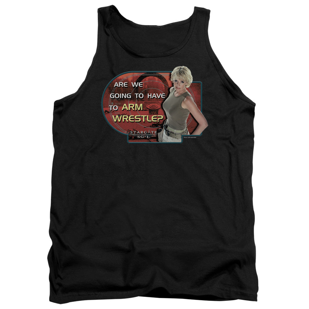 Sg1 - Arm Wrestle - Adult Tank - Black