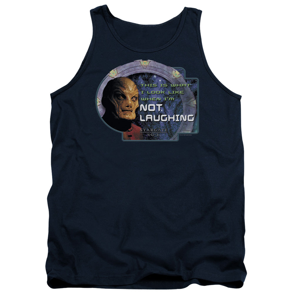 Sg1 - Not Laughing - Adult Tank - Navy
