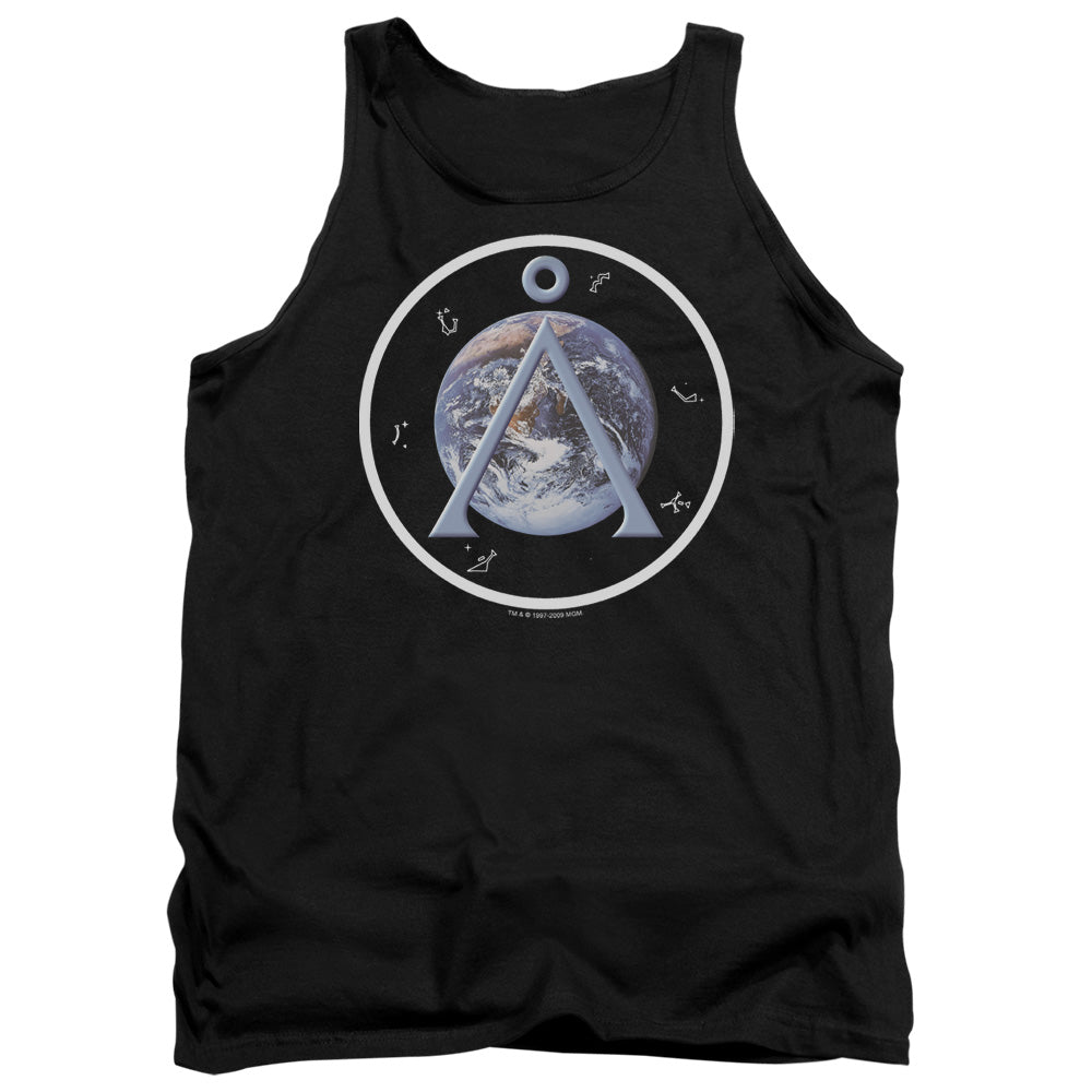Sg1 - Earth Emblem - Adult Tank - Black