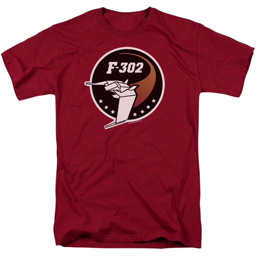 Sg1 - F302 Logo - Short Sleeve Adult 18/1 - Cardinal T-shirt
