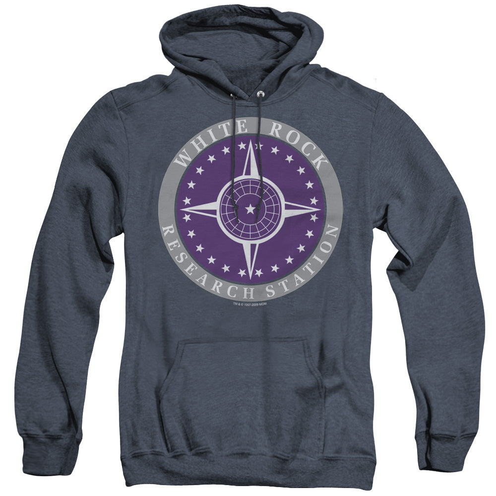 Sg1 - White Rock Logo - Adult Heather Hoodie - Navy