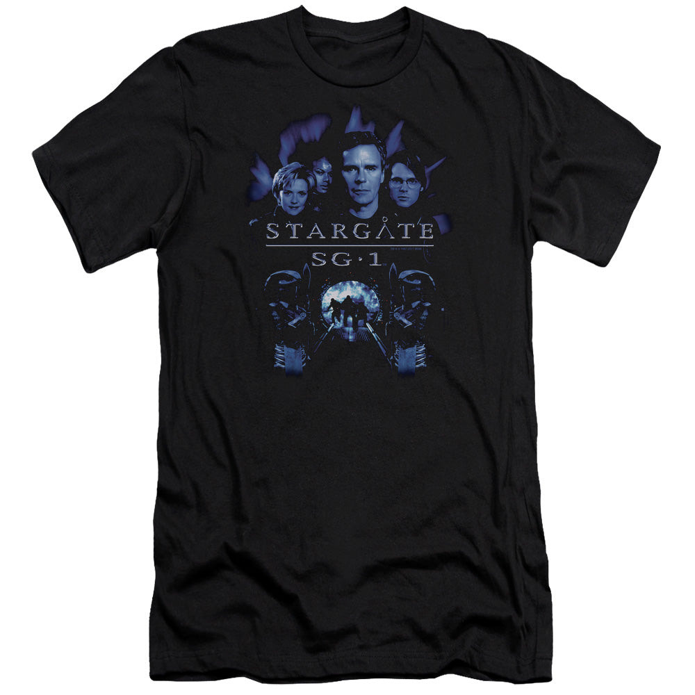 Sg1 - Sg1 Stargate Command-premuim Canvas Adult Slim Fit 30/1 - Black