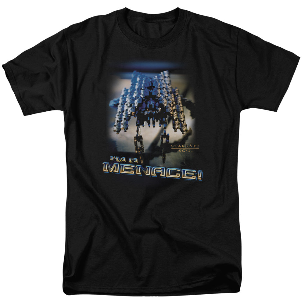 Sg1 - Menace - Short Sleeve Adult 18/1 - Black T-shirt