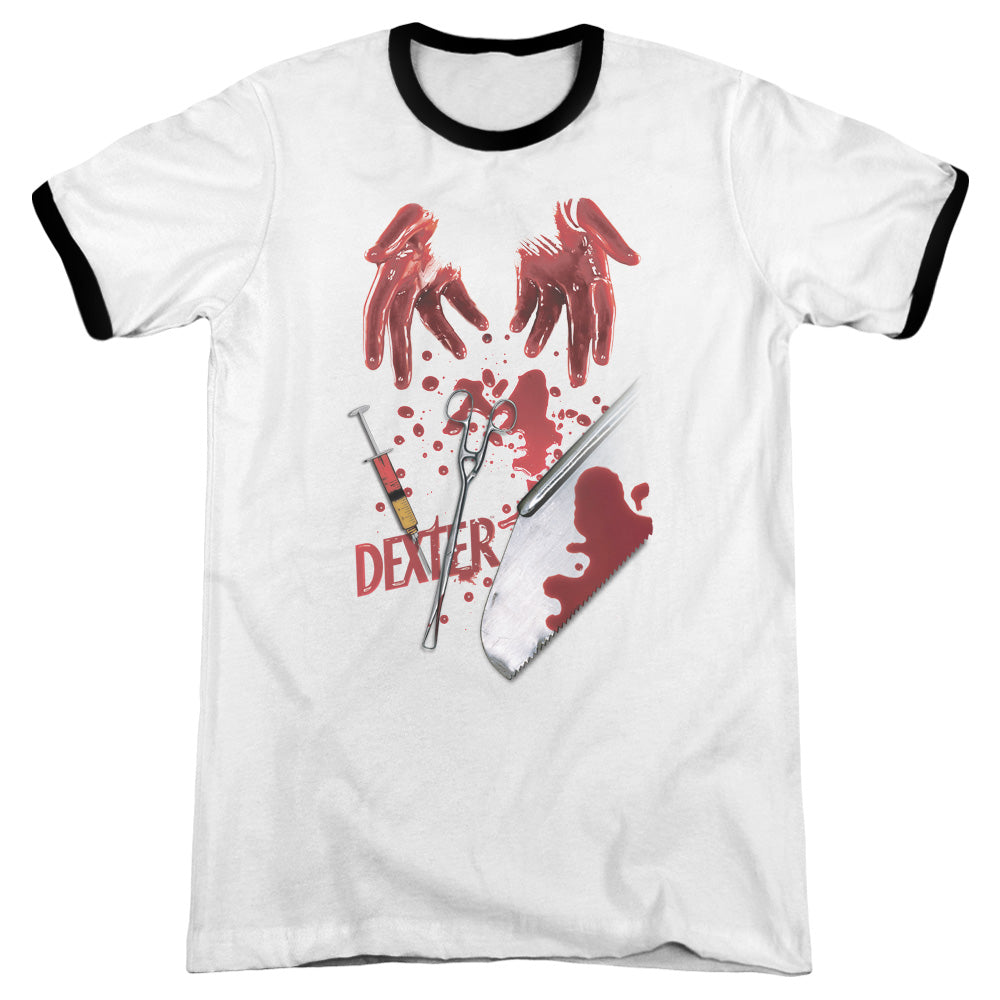 Dexter Tools Of The Trade - Adult Ringer - White/black