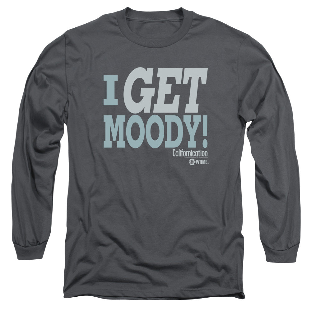 Californication - I Get Moody - Long Sleeve Adult 18/1 - Charcoal T-shirt