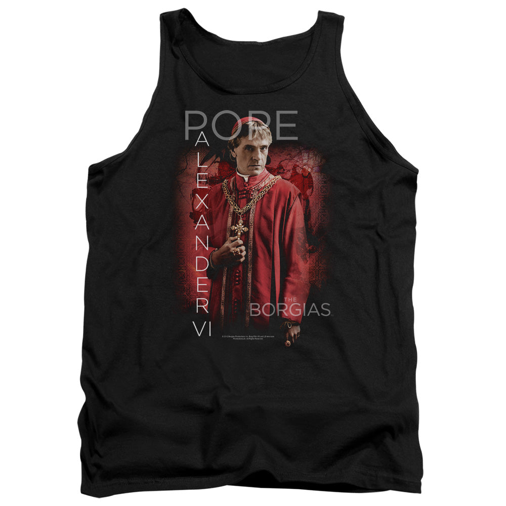 Borgias - Pope Alexander Vi - Adult Tank - Black