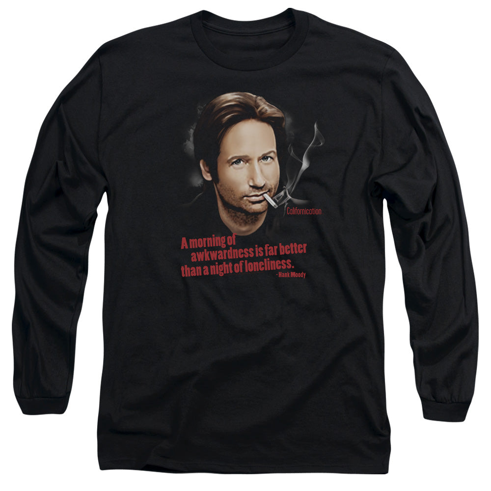 Californication - Morning Night - Long Sleeve Adult 18/1 - Black T-shirt