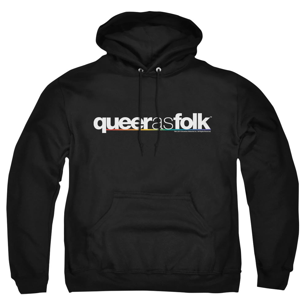 Queer As Folk - Logo - Adult Pull-over Hoodie - Black