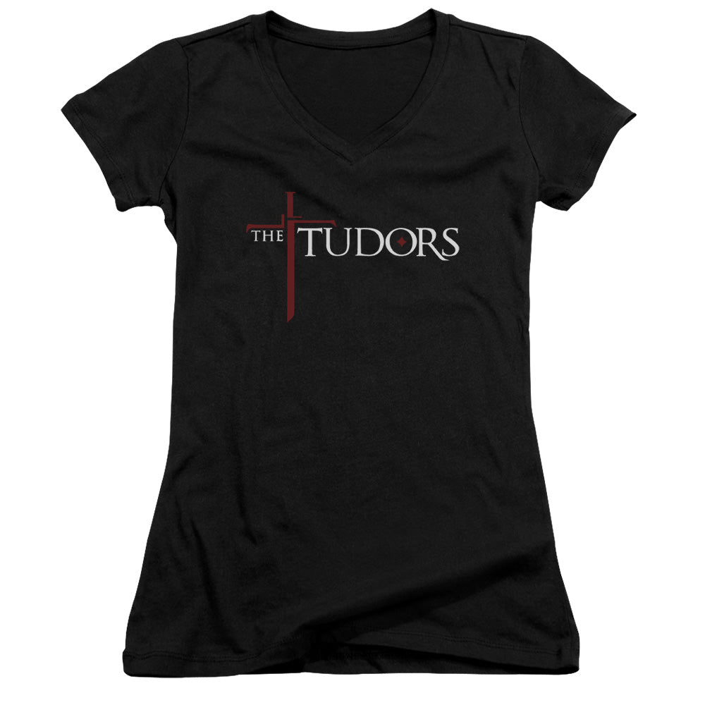 Tudors - Logo - Junior V-neck - Black