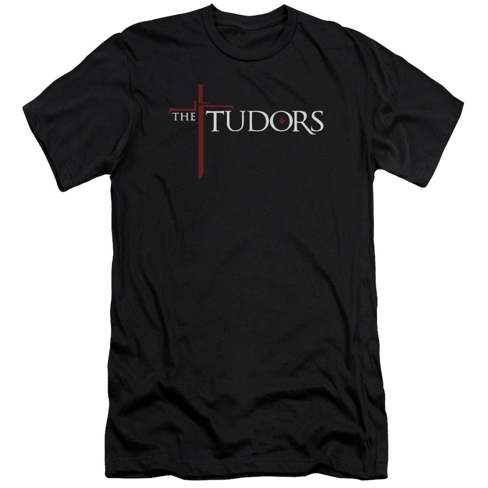Tudors - Logo-premuim Canvas Adult Slim Fit 30/1 - Black