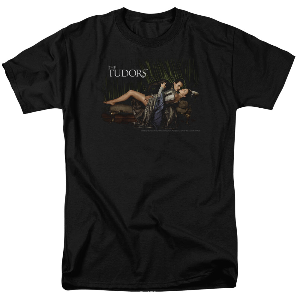 Tudors - The King And His Queen - Short Sleeve Adult 18/1 - Black T-shirt