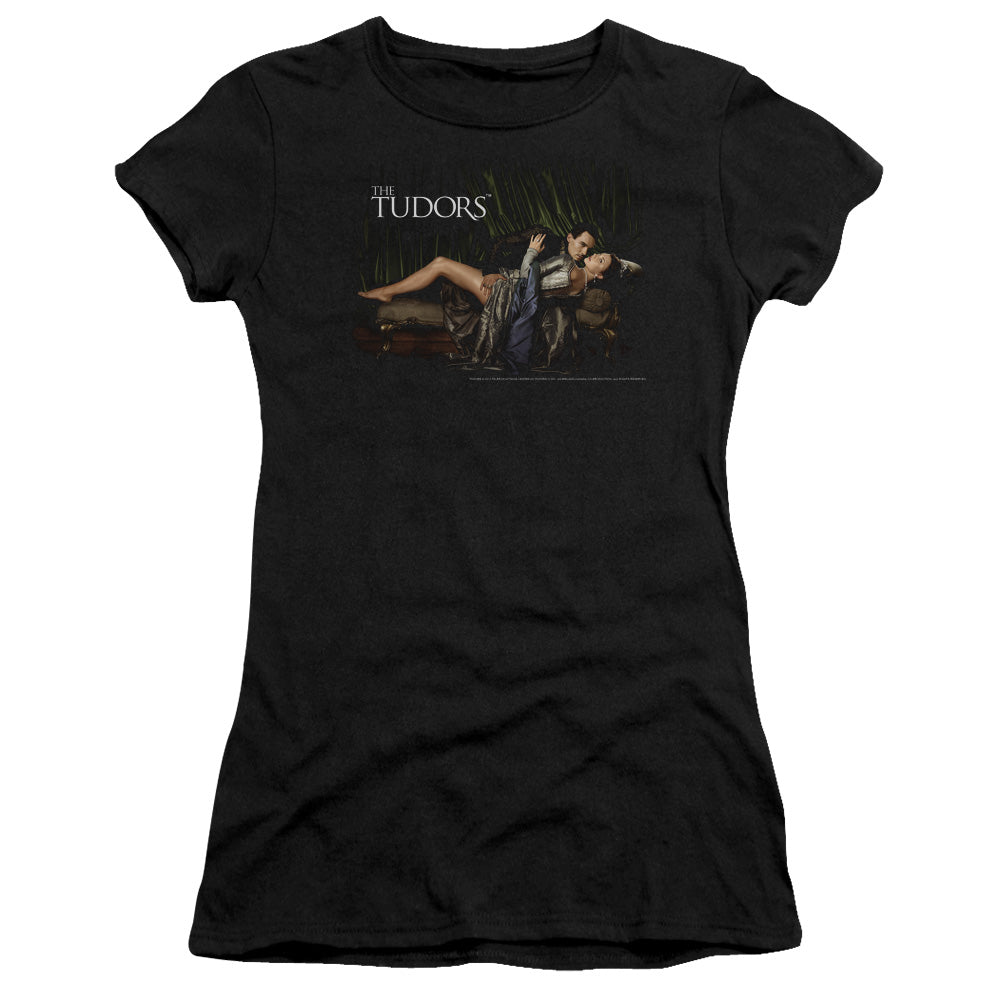 Tudors - The King And His Queen - Short Sleeve Junior Sheer - Black T-shirt