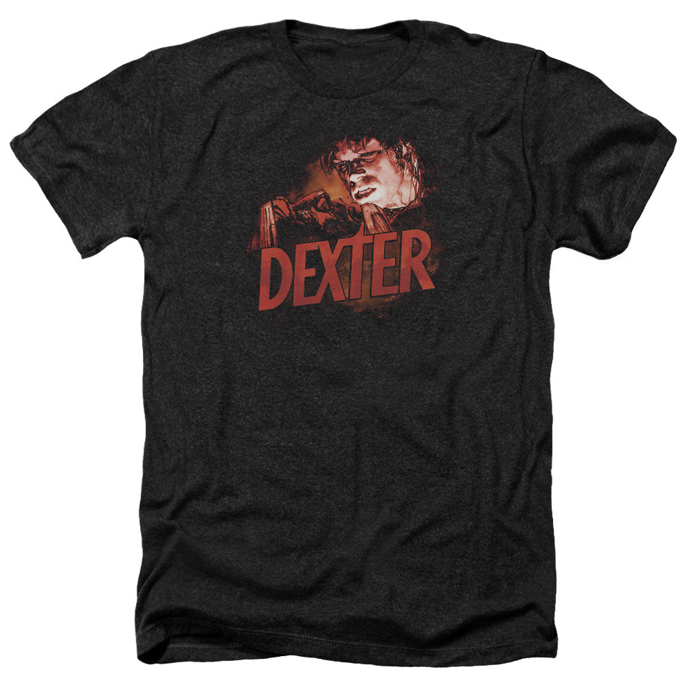 Dexter - Drawing - Adult Heather-black