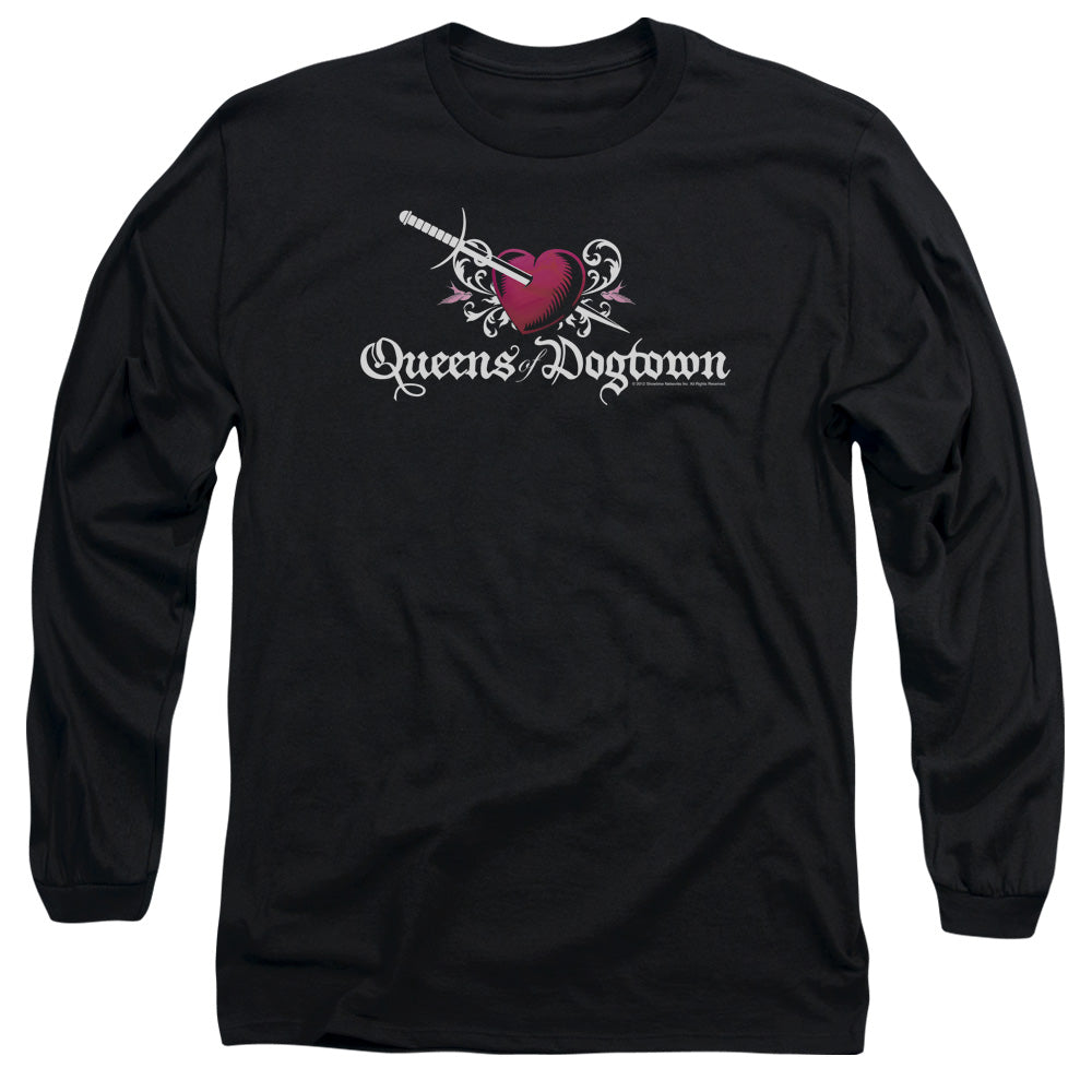 Californication - Queens Of Dogtown - Long Sleeve Adult 18/1 - Black T-shirt
