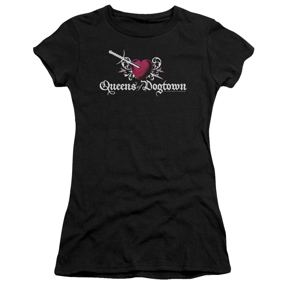 Californication - Queens Of Dogtown - Short Sleeve Junior Sheer - Black T-shirt
