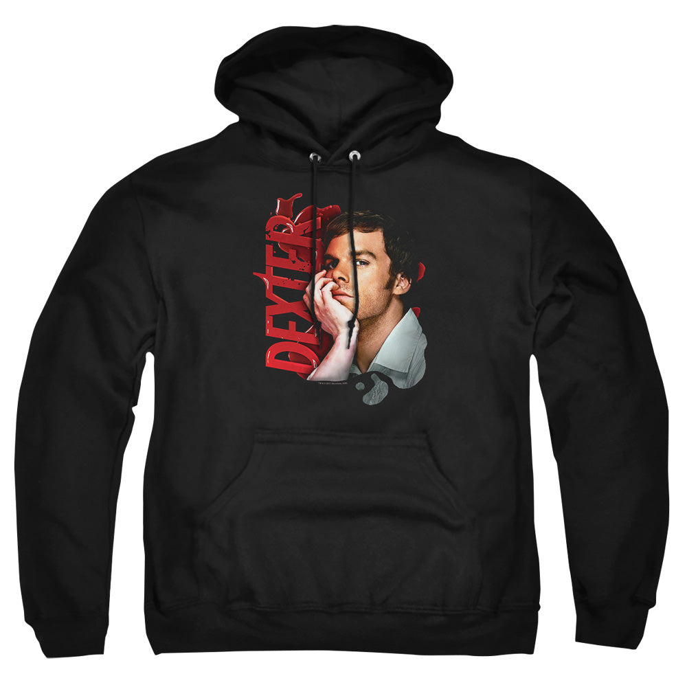 Dexter - Layered - Adult Pull-over Hoodie - Black