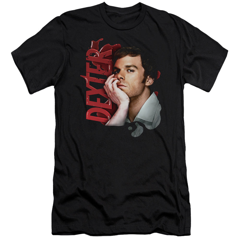 DEXTER LAYERED - S/S ADULT 30/1 - BLACK T-Shirt