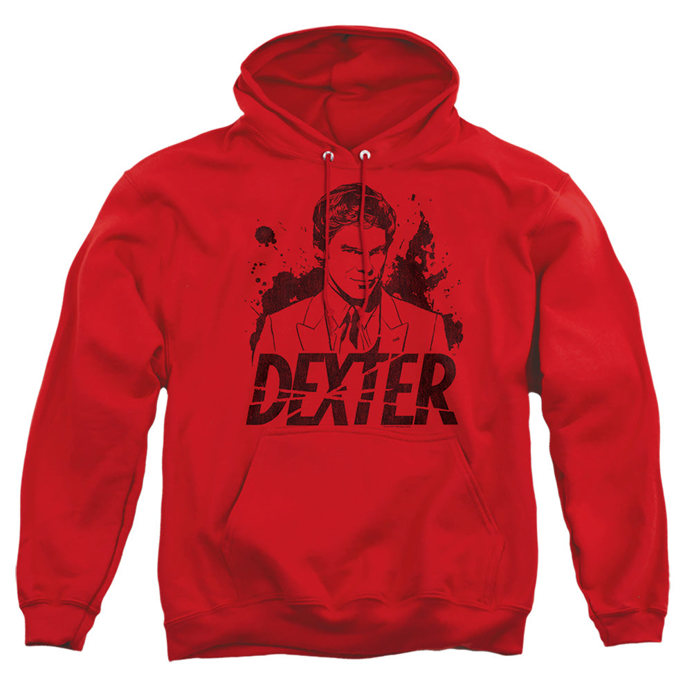 Dexter - Splatter Dex - Adult Pull-over Hoodie - Red