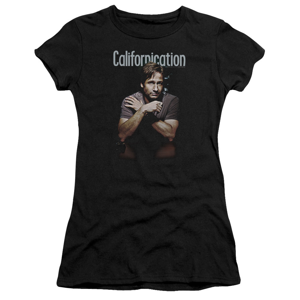 Californication - Smoking - Short Sleeve Junior Sheer - Black T-shirt