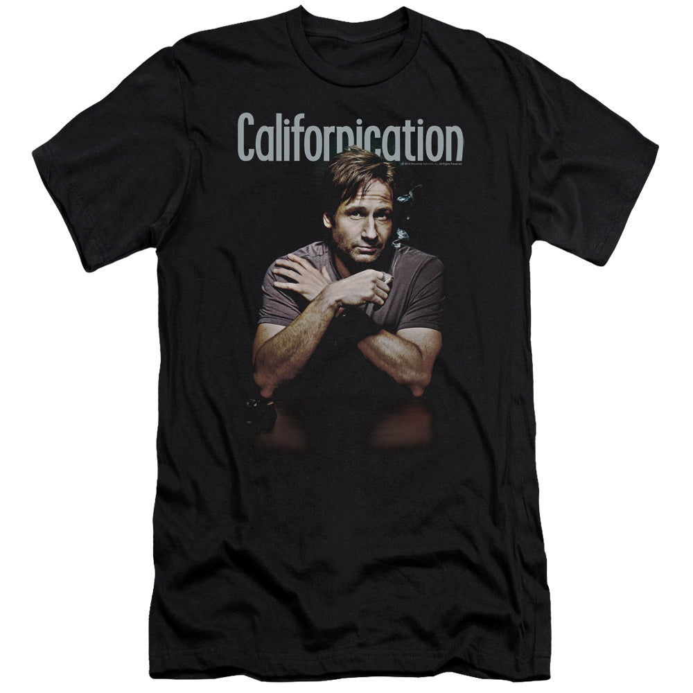 Californication - Smoking - Short Sleeve Adult 30/1 - Black T-shirt