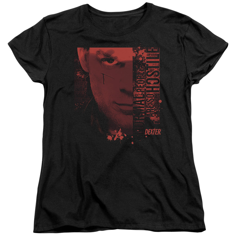 DEXTER NORMAL - S/S WOMENS TEE - BLACK T-Shirt