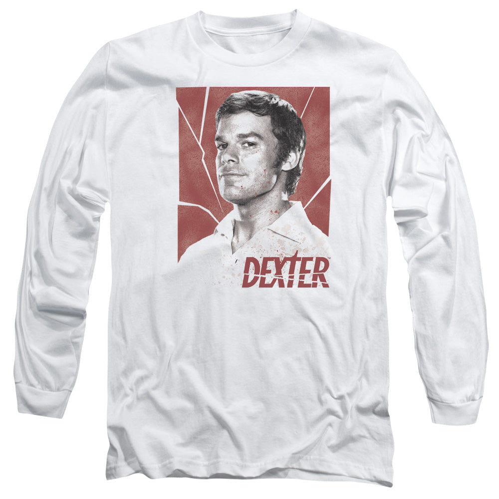 Dexter - Poster - Long Sleeve Adult 18/1 - White T-shirt