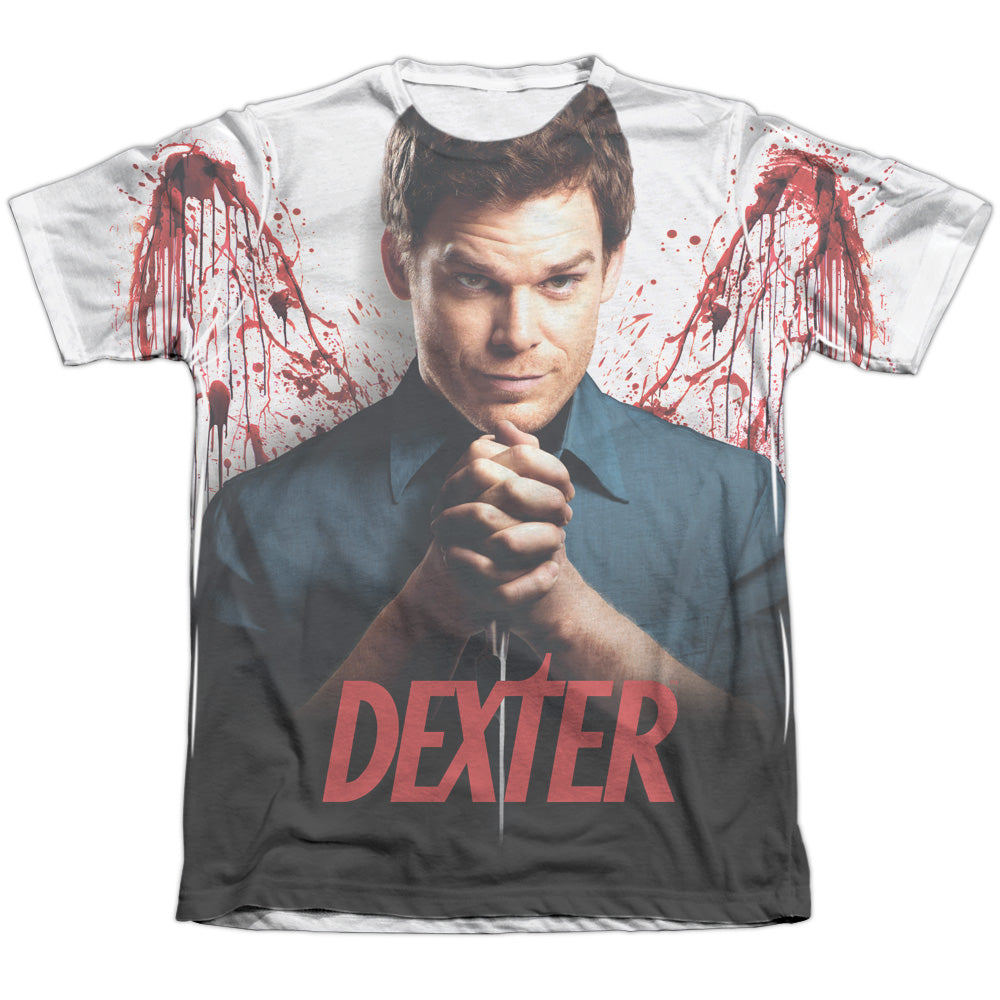 Dexter - Wings - Adult Poly/cotton Short Sleeve Tee - White T-shirt