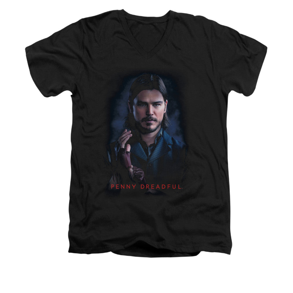 Penny Dreadful - Ethan - Short Sleeve Adult V-neck 30/1 - Black T-shirt