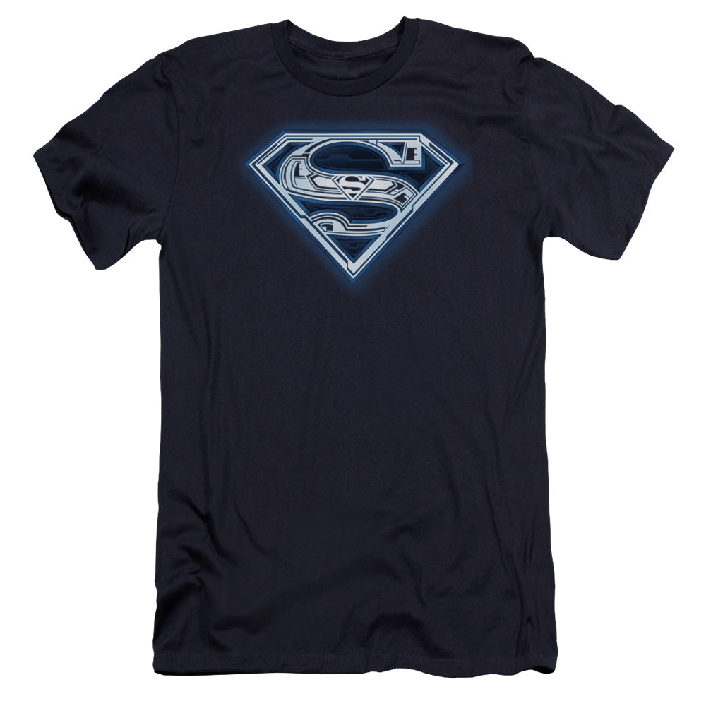 Superman - Cyber Shield-premuim Canvas Adult Slim Fit 30/1 - Navy