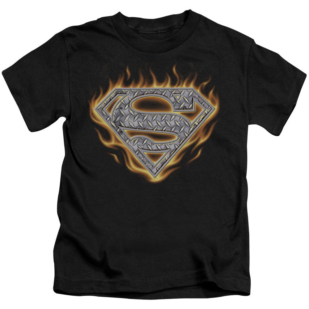 SUPERMAN STEEL FIRE SHIELD-S/S T-Shirt