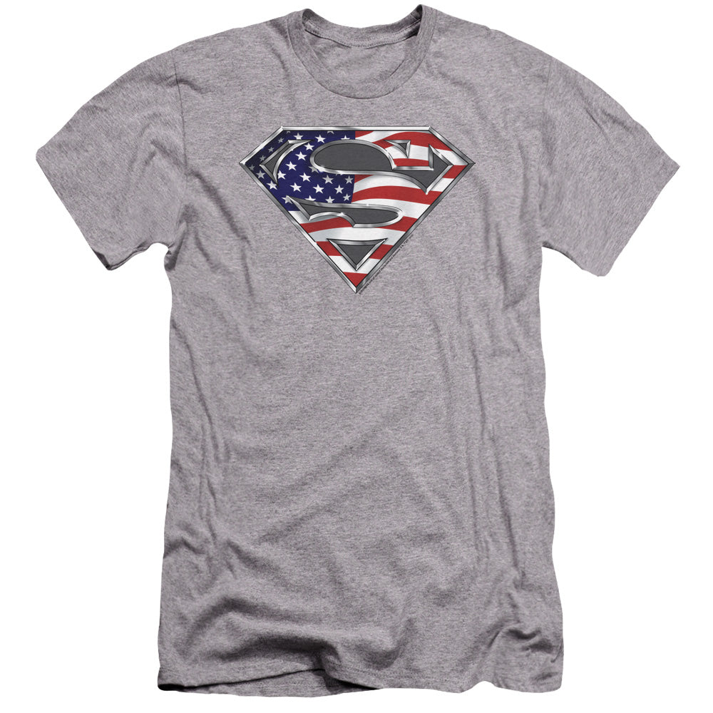 Superman - All-premuim Canvas Adult Slim Fit 30/1 - Athletic Heather