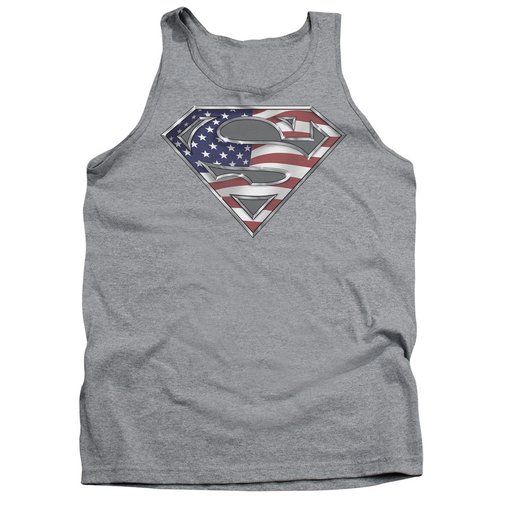Superman - All - Adult Tank - Athletic Heather