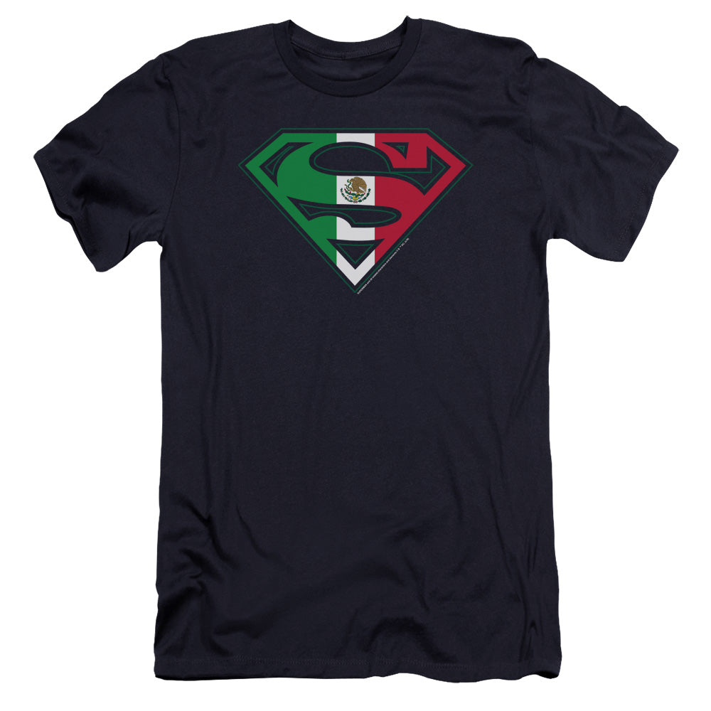 Superman - Mexican Shield-premuim Canvas Adult Slim Fit 30/1 - Navy