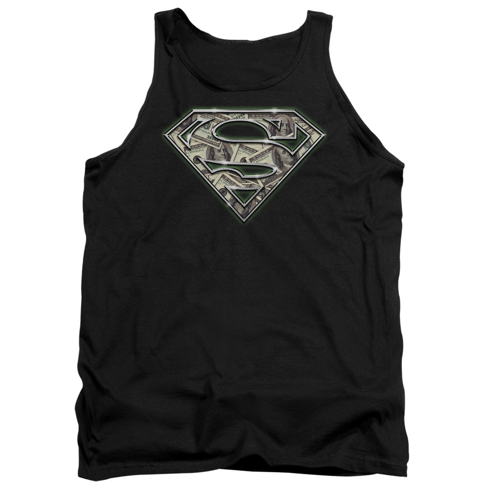 Superman - All About The Benjamins - Adult Tank - Black